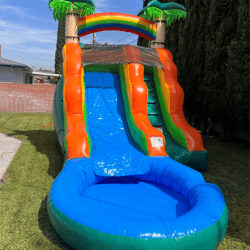 Rainbow20Island204 306338620 Rainbow Island Water Slide w/Pool