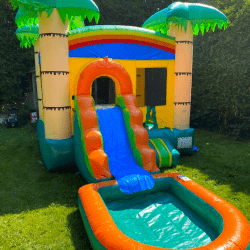 Tropical20Breeze205 274208204 1 Tropical Breeze Combo Castle w/Pool