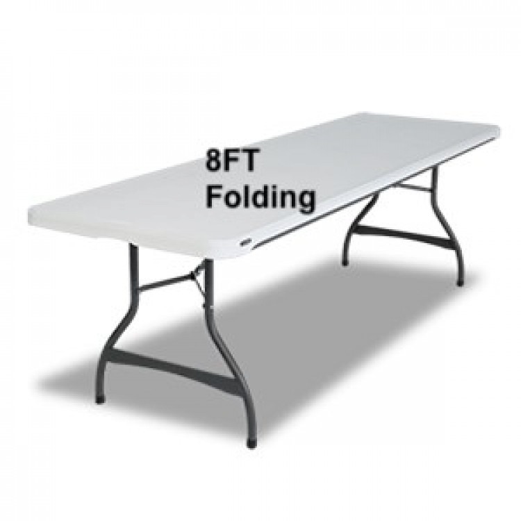 8 FT Folding Table